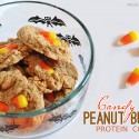 Candy Corn Peanut Butter Protein Cookies