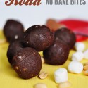 Rocky Road No Bake Protein Bites